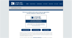 Desktop Screenshot of cathcartclub.com