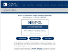 Tablet Screenshot of cathcartclub.com